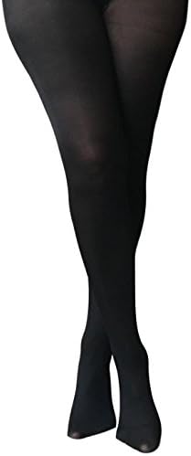 Plus Size 70 Denier Opaque Tights. Fuller figure black opaques. Sizes: L-XXL (XLarge)