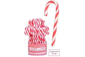 CandyFrizz Selection – MANICO OMBRELLINO CANDY CANES – Pz 50 14g – (Colore Bianco Rosso)
