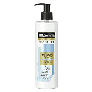 TRESemme Pro Pure Moisture Boost Conditioner, with Aloe Essence, Sulphate Free & Paraben Free, for Dry Hair, 390 ml