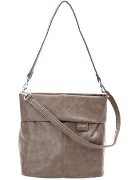 zwei Mademoiselle M8 Umhängetasche 25 cm, taupe