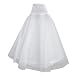 Generic 1 Hoop Two Layers Wedding Ball Gown Bone Long Crinoline Petticoat RS.940.00
