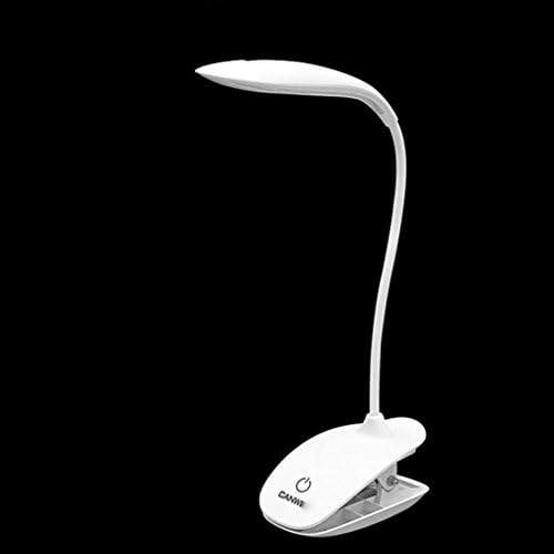 Desk Lamps Book Reading Bedside Lights - Clip Light with Flexible Neck, Touch Sensitive Control 3 Brightness, Eye-protect Night Light and Rechargeable LED Lamps , [charge] (brightness adjustable) no plug