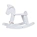 Labebe - White Classical Wooden Rocking Horse