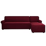 ➤【Antirutsch】: Überprüfen Sie Stil Spandex Stoff hat gute Reibungsbeständigkeit, Anti-Rutsch, schweißfeste Leistung. Er klammert sich an das Sofa und bleibt an Ort und Stelle, ohne sich zu verschieben, auch wenn er darauf sitzt.