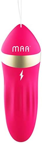 Female Adult Sex Toys, 12 Freqency Cute Waterproof Remote Control Jump Egg (Hot Pink)