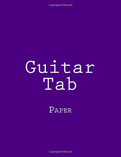 Preisvergleich Produktbild Guitar Tab Paper