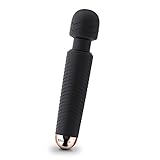 MARNUR Wireless Wand Massager Waterproof Handheld Electric Massager with 25 Vibration Patterns for Back Neck Shoulder Massage and Relieve Stress & Sports Recovery