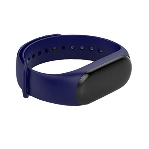 Preisvergleich Produktbild Zhangmeiren Sport Armband Herzfrequenz Oximeter Schrittzähler Schlaferkennung wasserdichtes Armband (Color : Blue)