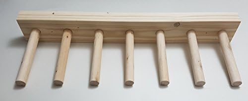 CHUNKY PREMIUM WALL MOUNTED WELLY RACK WELLINGTON RIDING BOOT RACK 3 PAIR, FULLY ASSEMBLED TO YOU UNFINISHED