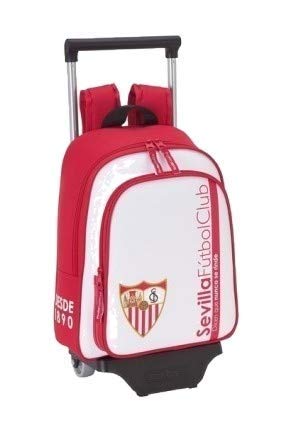 Safta Mochila Infantil Sevilla F.C. Oficial Con Carro Safta 125x95mm