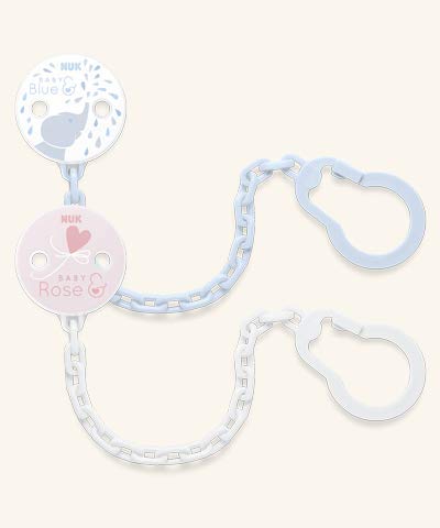 NUK CADENITA SUJETA NUKETE ROSE Y AZUL