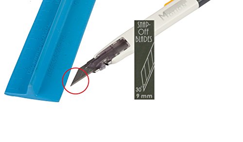 Viwanda Motion Präzisions Cutter / Professionelles Messer mit 9mm 30° Klinge für exakte Schneidearbeit und Auto-Lock Funktion - 7