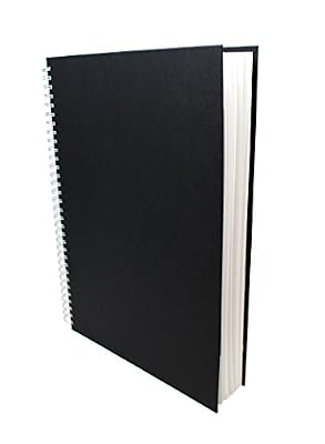 Artway Studio - Carnet à dessin avec reliure double spirale et couverture rigide - papier cartouche sans acide - 170 g/m² - 48 feuilles - A3 portrait