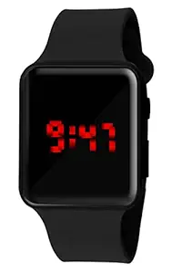 HAVELOCK New Digital Generation Sports Square Black Dial Day Date Calendar Red LED Watch for Kids Unisex Birthday Gift Digital Watch for Boys & Girls