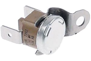 GASTROTEILESHOP Bartscher Sicherheits-Anlegethermostat für Kaffeemaschine A190141 150°C Anschluss F6,3 1-polig 1-Lochbefestigung 1NC 1-polig 16A