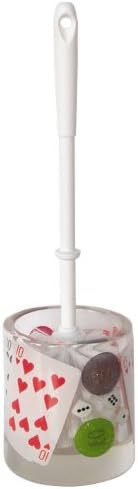 Sanitop-Wingenroth 07186 4 Toilet Brush and Holder – Playing Cards Design