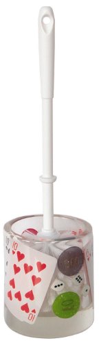 Sanitop-Wingenroth 07186 4 Toilet Brush and Holder – Playing Cards Design