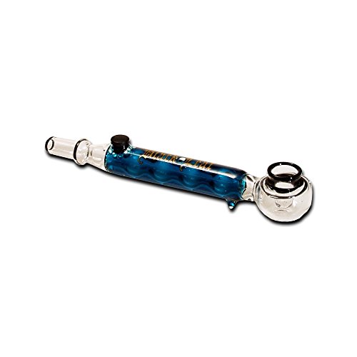 Glaspfeife/ Vaporizer 2 tlg. mit Kugelkühler - L 150mm