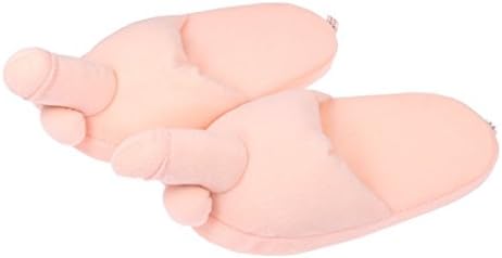 VANKE Novelty Funny Plush Toys Fun Dick Slippers Hen Party Accessories Birthday Gifts