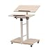 Produktbild Laptopständer DD Verstellbarer Laptop-Tisch Mit Rollen Für Laptop, Sofa, Tisch, Notebook Und Computertisch Ancient Oak Standard -Werkbank (größe : Wood Color-Height 150cm)