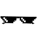 Produktbild Unisex Sonnenbrille Spielzeug , Frashing Thug Life Brille 8 Bit Pixel Deal mit IT Sonnenbrille Unisex Sonnenbrille Spielzeug A