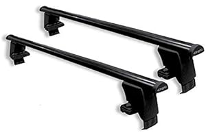 OMPRAR Barre portatutto FARAD BS + IRON2 compatibili con AUDI Q3 SPORTBACK (5 porte) dal 2019 in poi, portapacchi in acciaio per auto senza railing sul tetto