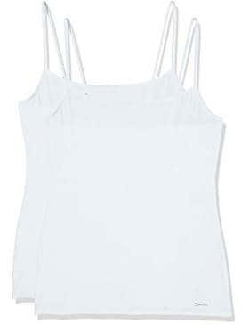 Skiny Damen Unterhemden Advantage Micro Spaghettishirt 2er Pack