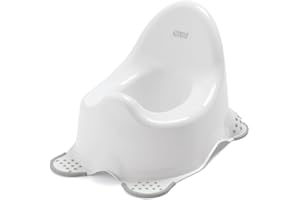 Mamas & Papas Anti Slip Potty, Compact and Lightweight, 18 Months to Maximum 25kg - Pebble Grey