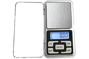 Aofan Küche Taschenwaage Mini Digital Taschen Skala mit LCD Display für Kochen, Kaffee, Droge, Tee, Schmuck (0.01-200g)