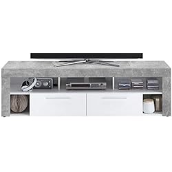 FMD Moebel Vibio 2 Bois, Gris, 180x41,5x53 cm