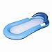 Produktbild Queta Schwimmende Hängematte mit Mesh Unten aufblasbar Float Pool Lounge Stuhl Wasser Bett Strandmatte Blau Blau