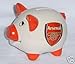 Produktbild Arsenal FC Gunners Football Club Piggy Bank Money Box Red White Badge Official