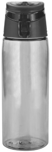 Zak Designs 0015-K950 Sportflasche, 74 ml, Schwarz/transparent