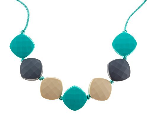 Chew-Choos 'Sweet pea' Silicone Teething Necklace (Oceana)