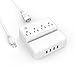 Produktbild Reputedc Smart Power Strip WiFi Plug Outlet Wireless Socket Surge Protector Compatible Smart Charger