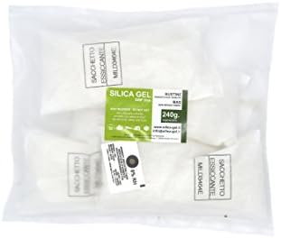 4 silica gel 240 grams non-woven fabric bags - Desiccant sachets - dimethyl fumarate FREE