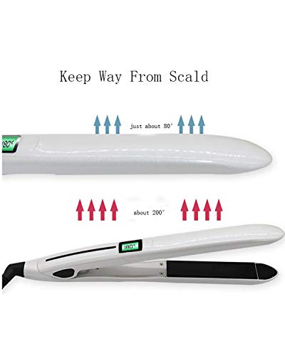 YUAND 2 in 1 Hair Straightener Curling Iron LCD Monitor 4D Floating Heating Panel Negative Ion Cermaic Heating Dual Voltage for Worldwide Traveling 230 C High Temperature Pink reviews YUAND 2 in 1 Hair Straightener Curling Iron LCD Monitor 4D Floating Heating Panel Negative Ion Cermaic Heating Dual Voltage for Worldwide Traveling 230 C High Temperature Pink