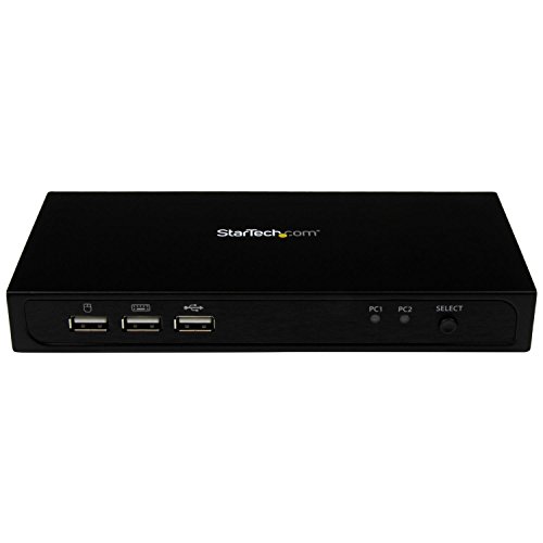 StarTech.com 2-Port DisplayPort KVM Switch mit eingebautem USB 2.0 Hub Ultra HD - 5