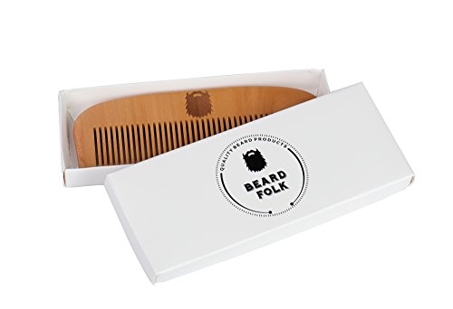 Bartkamm aus Birnbaumholz von Beard Folk Beard Comb - 2