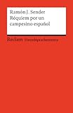 Réquiem por un campesino español: Spanischer Text mit deutschen Worterklärungen. B2 (GER) (Reclams Universal-Bibliothek) by 
