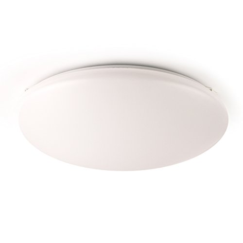 Preisvergleich Produktbild Deckenleuchte DecoMode Domo 5346757 Innenleuchte Wandlampe Wohnraumbeleuchtung Weiß Kunststoff Metall 40 Watt 2560 Lumen 2GX13 T5