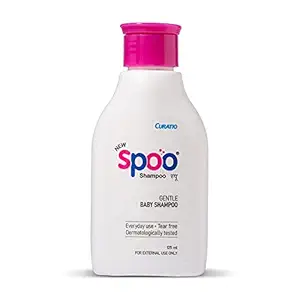 Spoo Shampoo for Babies,Gentle & No Tears Shampoo,For Newborns and Infants (0-2 Years), 125ml