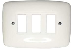 Solera 522 - Placa pequeña embellecedora para 3 elementos.102 x 75 x 8 mm.