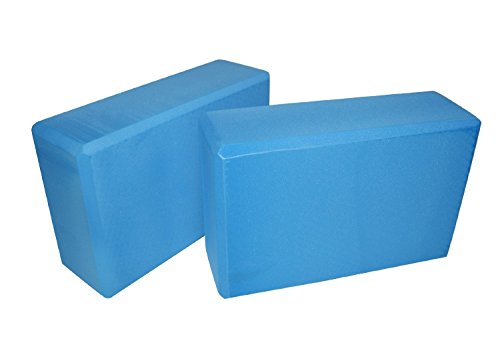 Runzone Yoga-Block 2er-Set Yogablock,blau