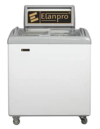 Elanpro EKG 215 DC Glass Top Freezer (205L) with No Cost EMI