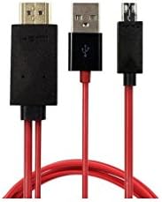 Motorize - 2m MHL cable - Micro USB to HDMI - Full HD 1080P HDTV Adapter Cable - Samsung Galaxy Tab S 10 "SM-T800 T805