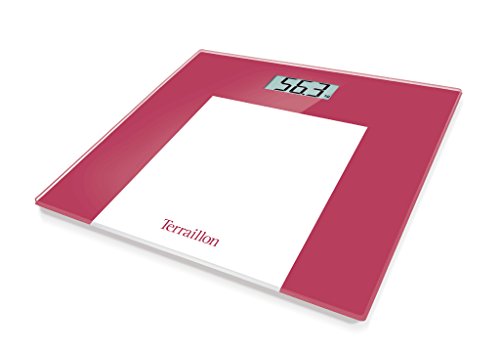 Terraillon TP1000 Pink – Personenwaage, Belastbarkeit 150 kg, Einteilung 100 g