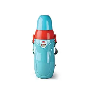 Cello Puro Kids Plastic Kids Water Bottle, 400ml, Sea Blue, Set of 1
