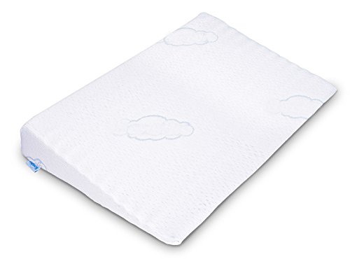 Preisvergleich Produktbild Keilkissen 60cmx38cm für Babybett Lagerungskissen Bezug Kissen Babykopfkissen EU-Ware (Keli60x38)