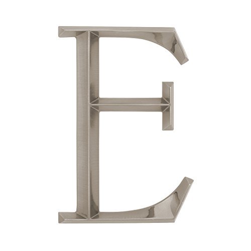 Whitehall Products Classic 6 Inch Letter - E - Nickel, 6 Inch by Whitehall